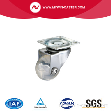 Plate Swivel Transparant Industrial Caster